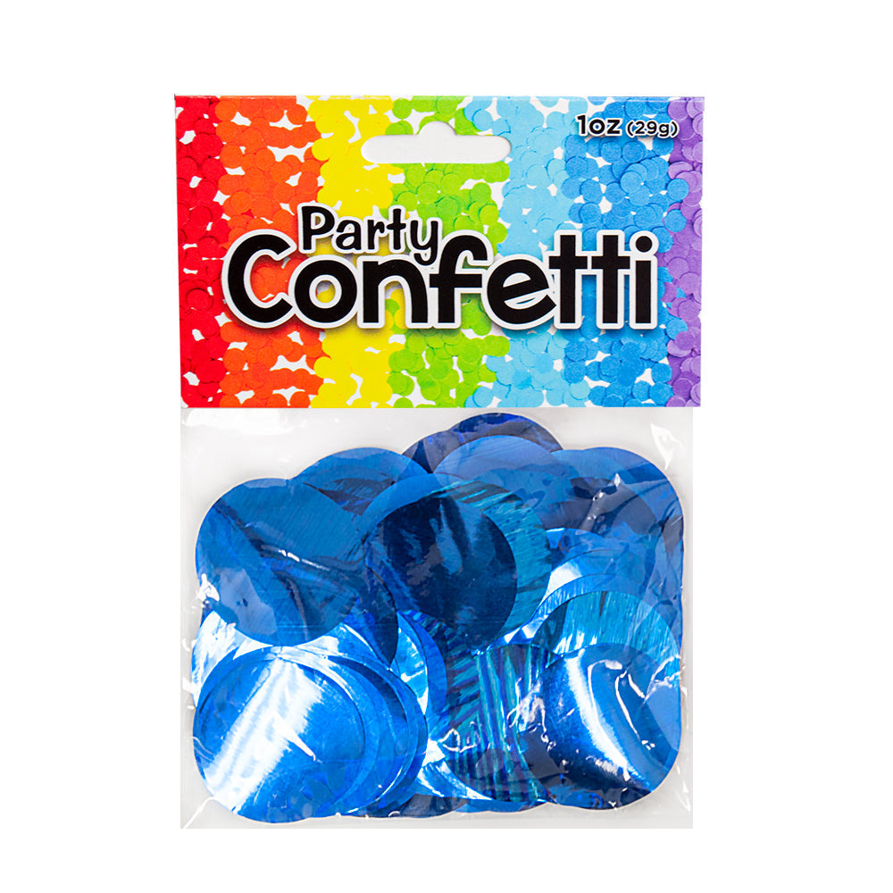 METALLIC CONFETTI - SAPPHIRE BLUE
