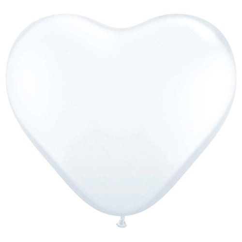 11 inch HEARTS - WHITE