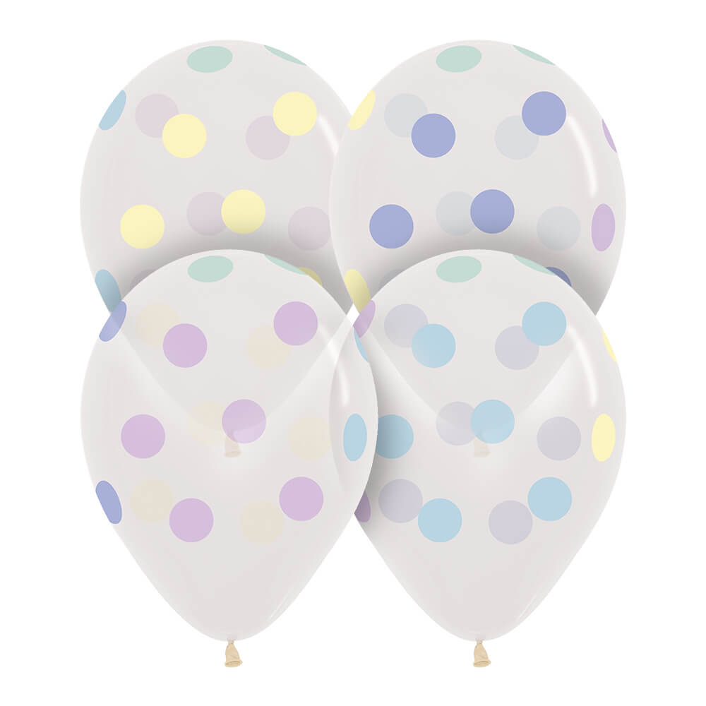 11 inch POLKA DOTS PASTEL