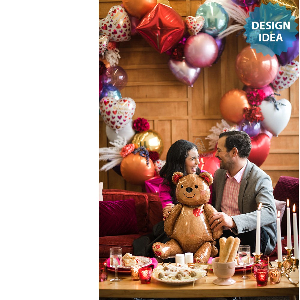 20 inch SITTING TEDDY (AIR-FILL ONLY)