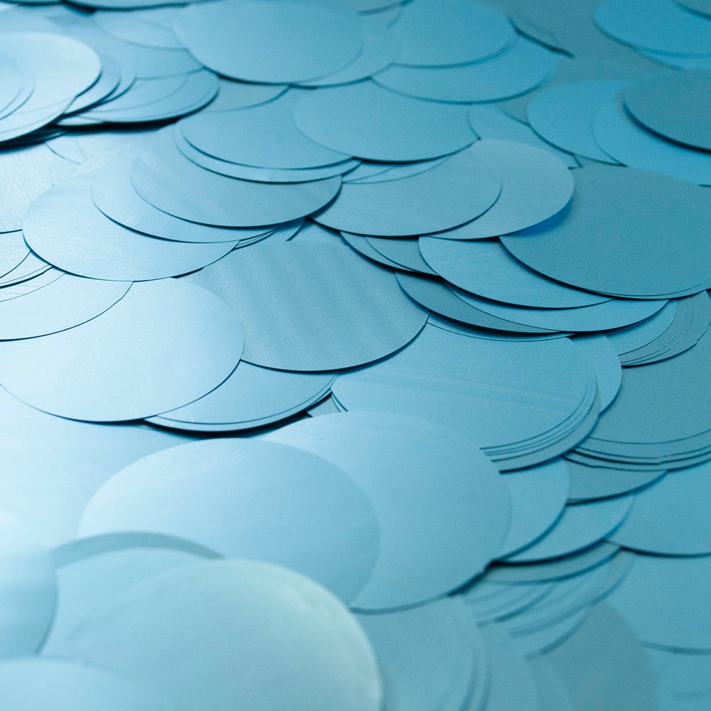 CHROME CONFETTI - LIGHT BLUE