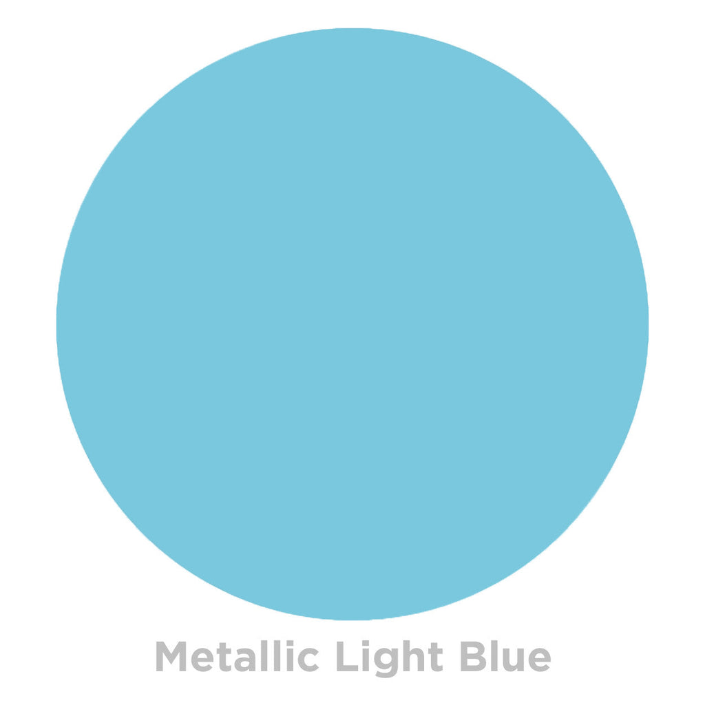 METALLIC CONFETTI - LIGHT BLUE