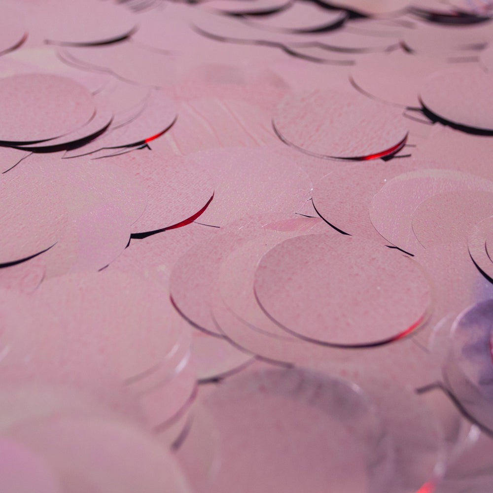 METALLIC CONFETTI - LIGHT PINK