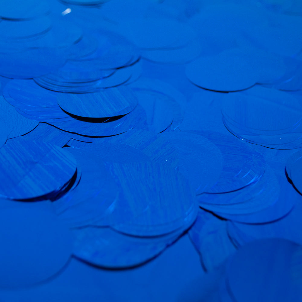 METALLIC CONFETTI - SAPPHIRE BLUE