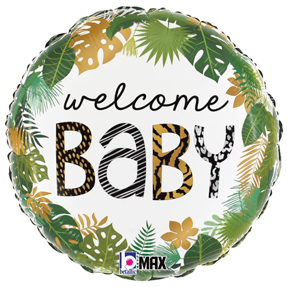 18 inch JUNGLE WELCOME BABY