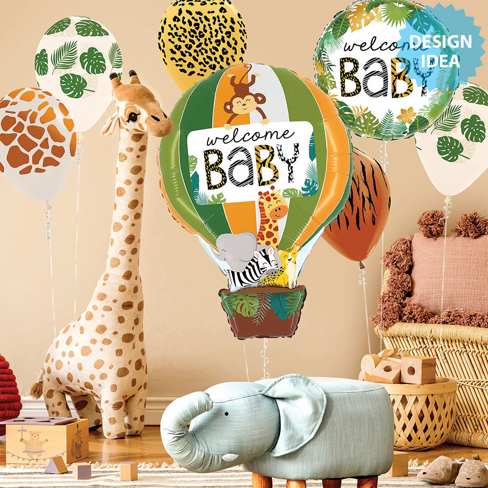 18 inch JUNGLE WELCOME BABY