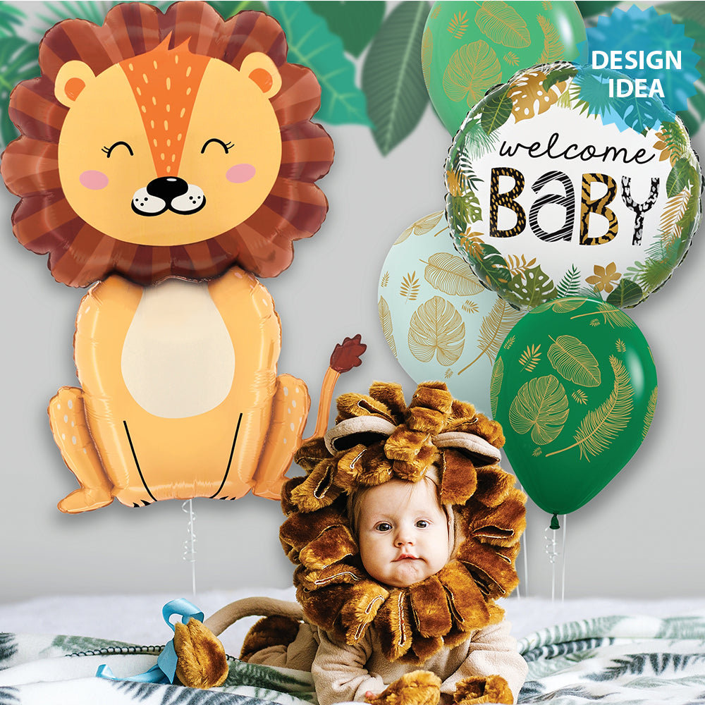 18 inch JUNGLE WELCOME BABY