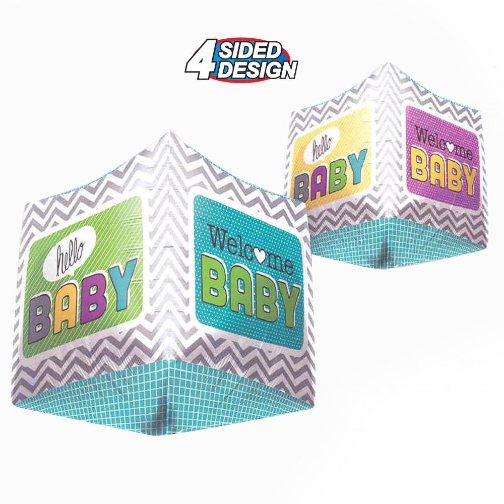 17 inch CUBE - WELCOME BABY