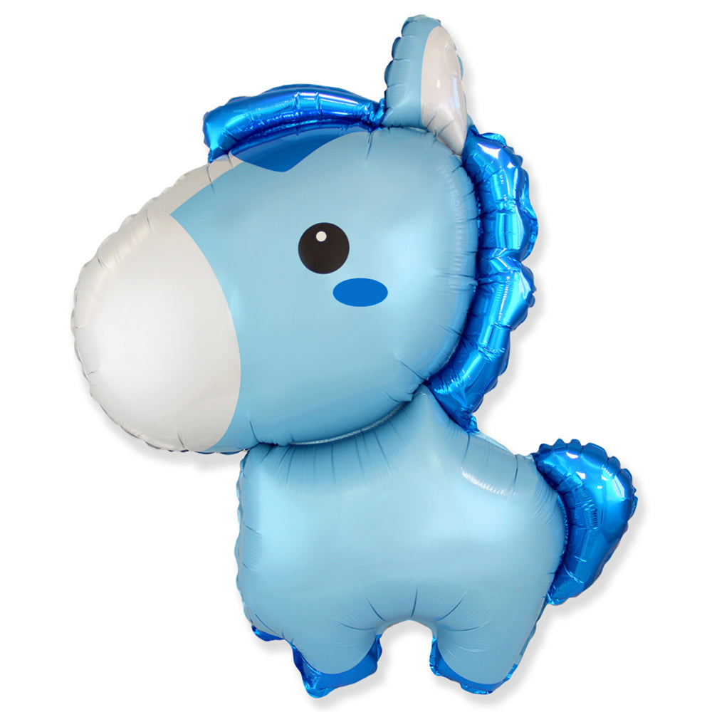 34 inch BABY HORSE BLUE