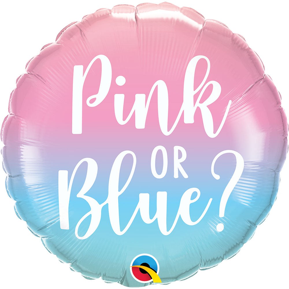 18 inch Gender Reveal Ombre