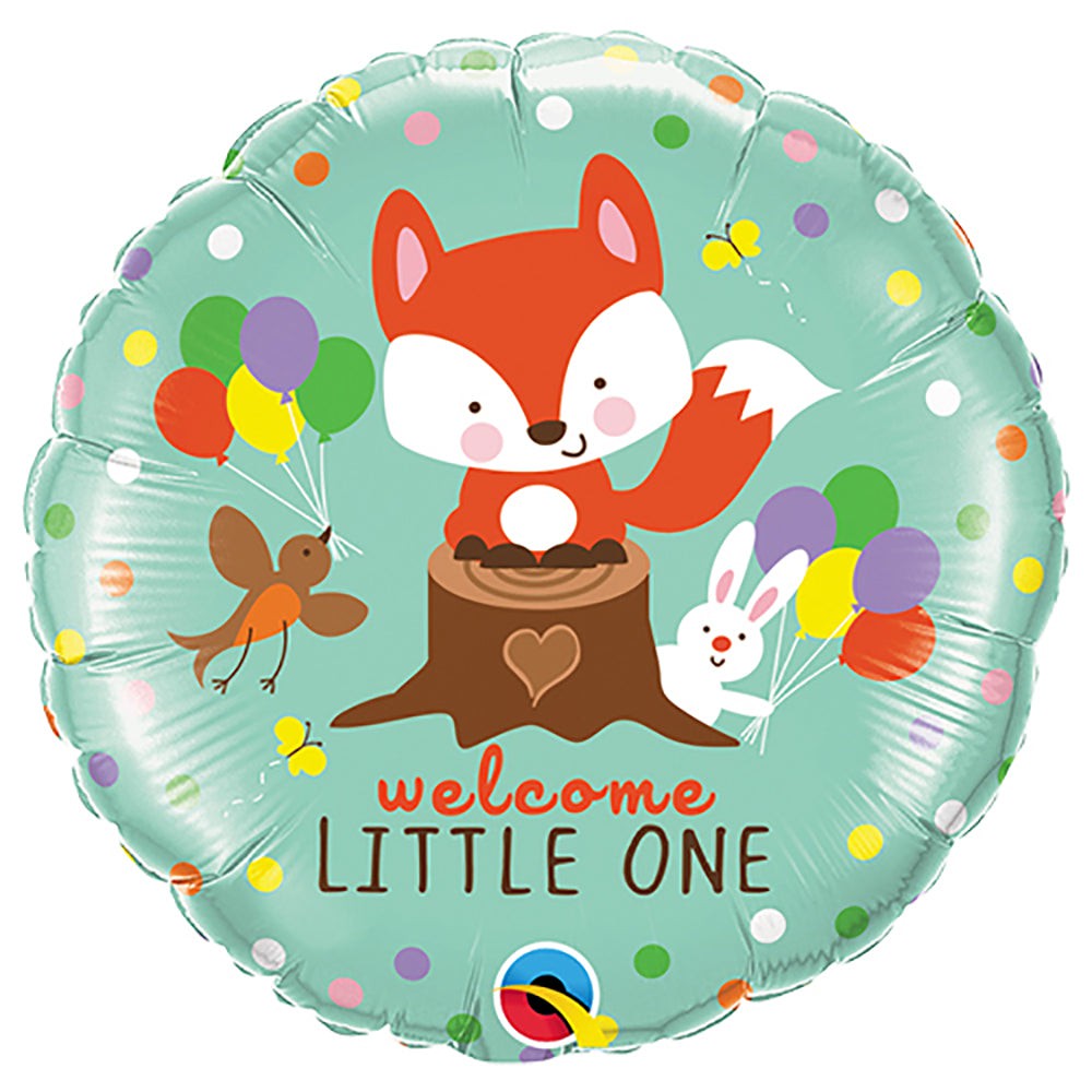 18 inch WELCOME LITTLE FOX & FRIENDS