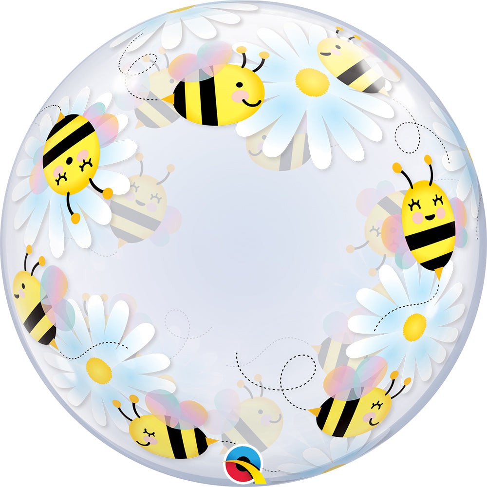 24 inch BUBBLE - SWEET BEES & DAISIES