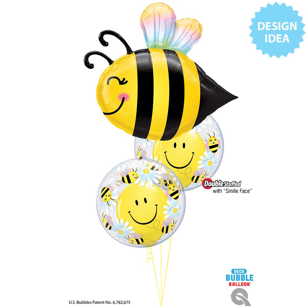 24 inch BUBBLE - SWEET BEES & DAISIES