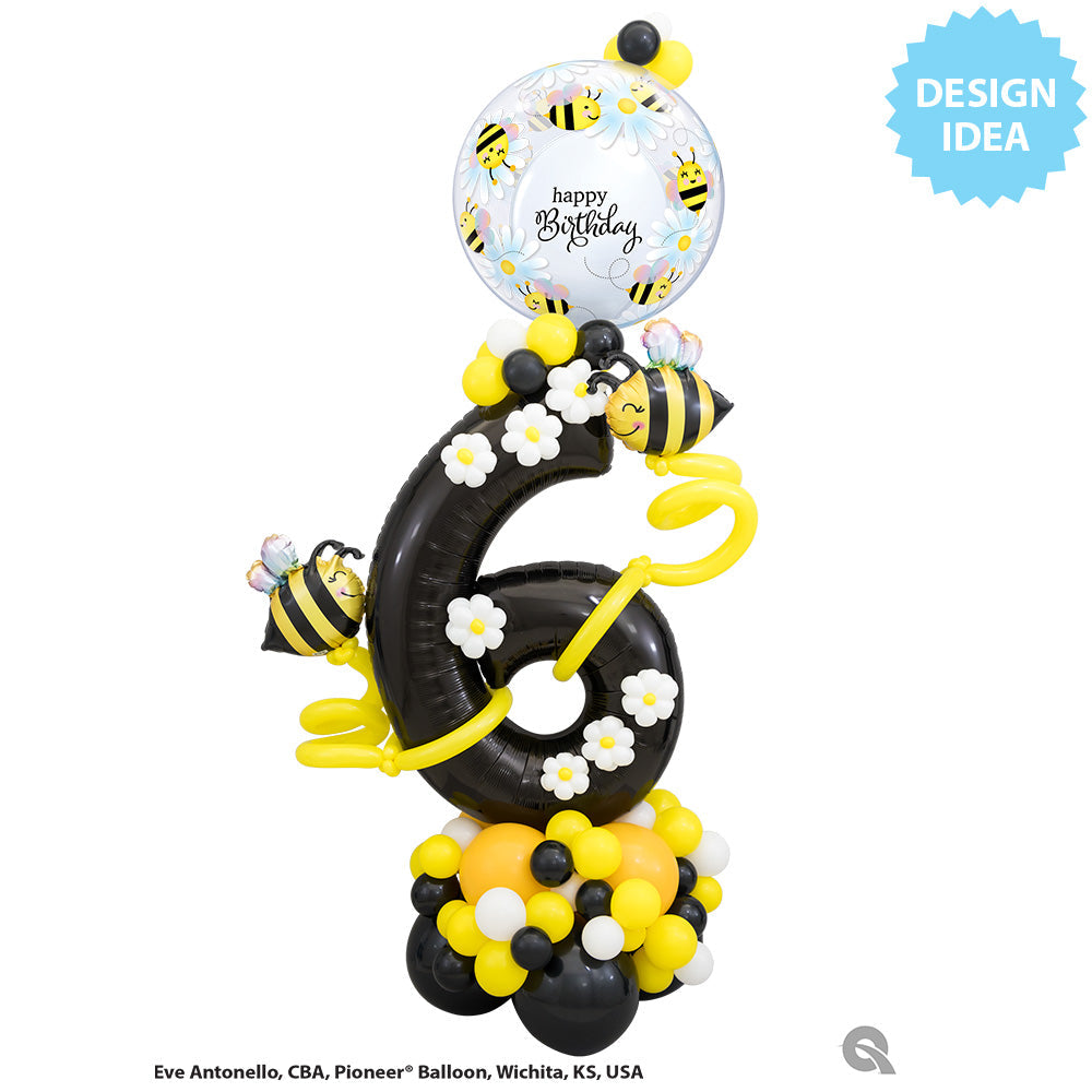 24 inch BUBBLE - SWEET BEES & DAISIES