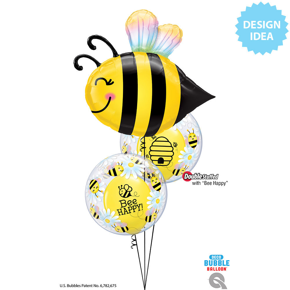 24 inch BUBBLE - SWEET BEES & DAISIES