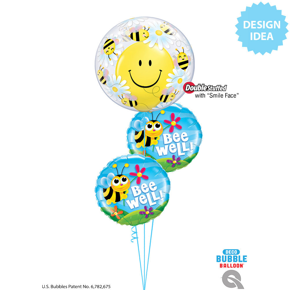 24 inch BUBBLE - SWEET BEES & DAISIES