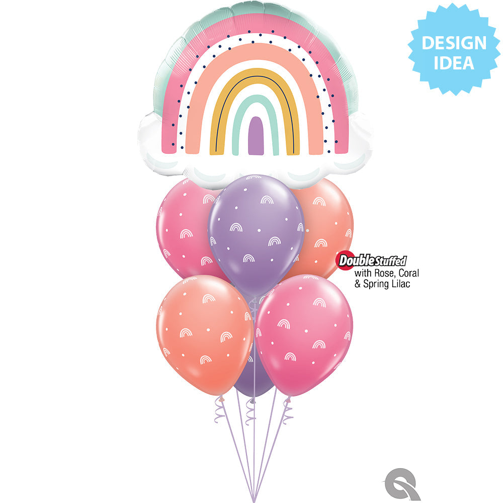 32 inch BOHO COLORFUL RAINBOW