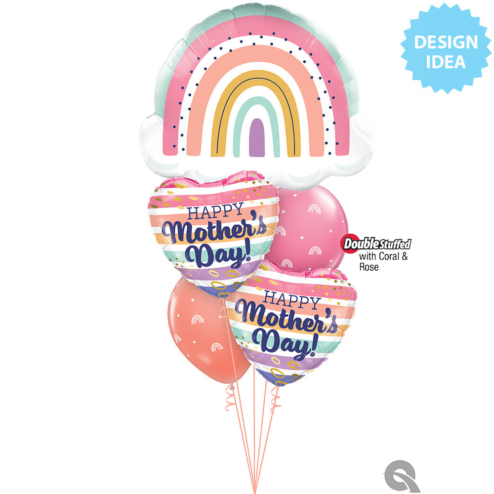32 inch BOHO COLORFUL RAINBOW