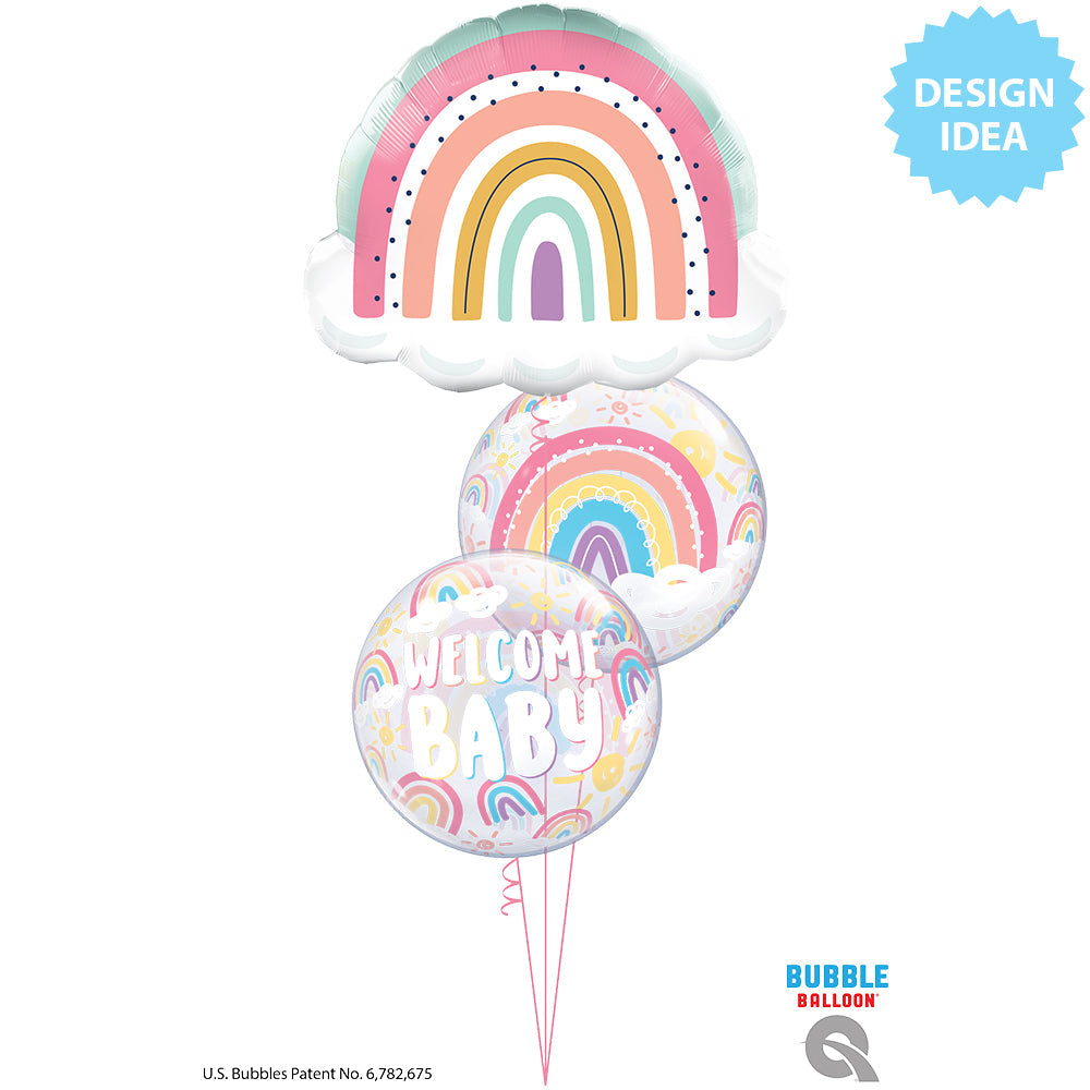 32 inch BOHO COLORFUL RAINBOW