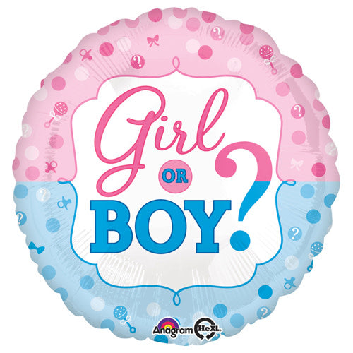 18 inch GENDER REVEAL